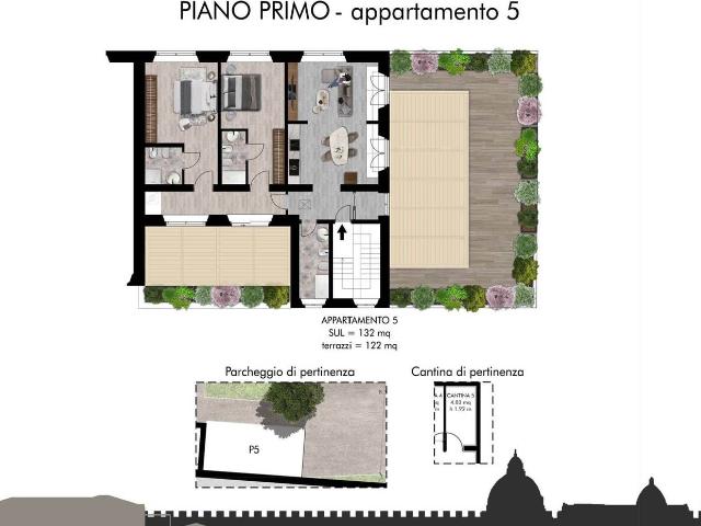 Attico in vendita a Pisa