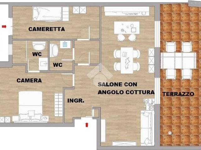 Attico in vendita a Roma