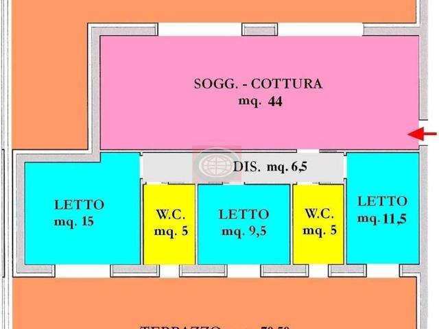 Attico / Mansarda in vendita a Cesena FC