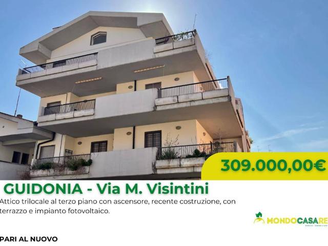 Attico / Mansarda in vendita a Guidonia Montecelio RM