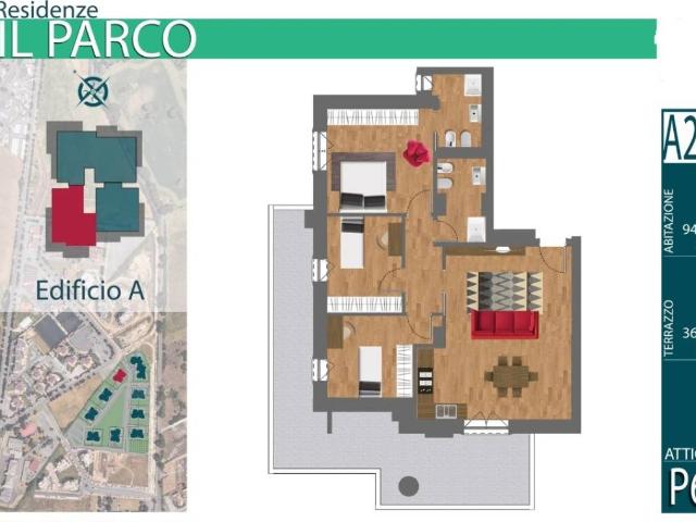 Attico / Mansarda in vendita a Guidonia Montecelio RM