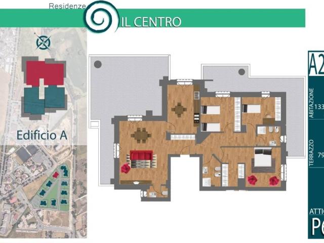 Attico / Mansarda in vendita a Guidonia Montecelio RM