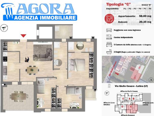 Appartamento in vendita a Latina LT