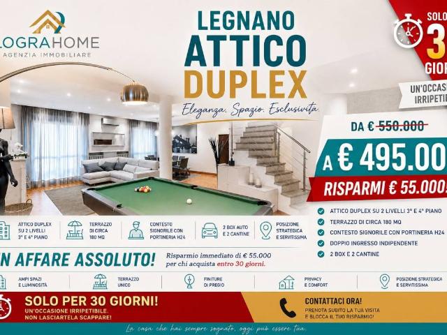 Attico / Mansarda in vendita a Legnano MI