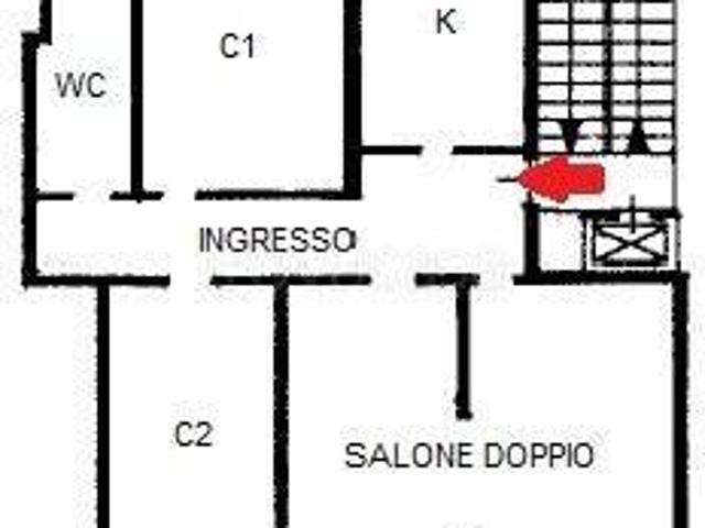 Attico/mansarda in vendita a Piossasco via Torino, 43