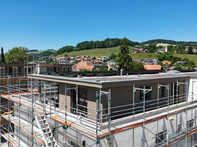 Attikawohnung Neubauprojekt Gurnigelstrasse Riggisberg