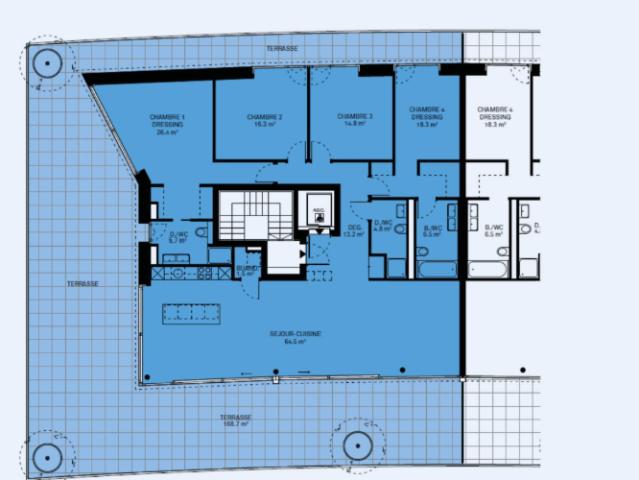 Attikawohnung 5.5 Zimmer