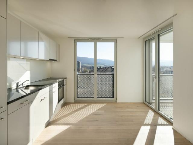 Attique n° 19 de 4.5 pièces à louer dans immeuble neuf avec ascenseur