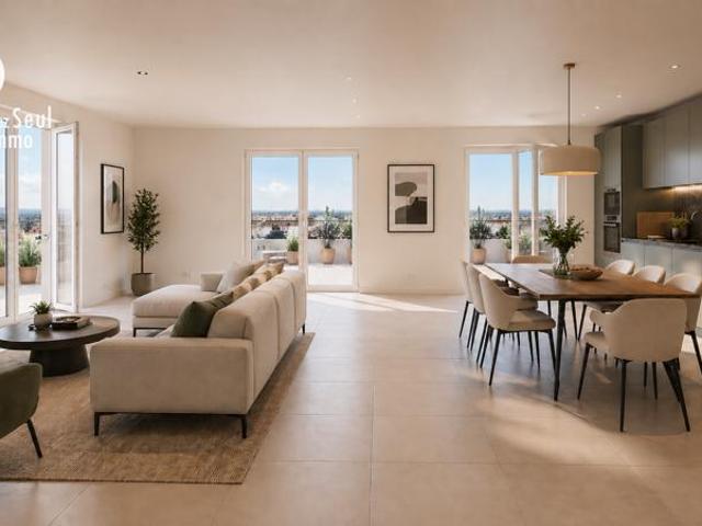 Attique de 104 m2 au 6ème étage 3 chambres