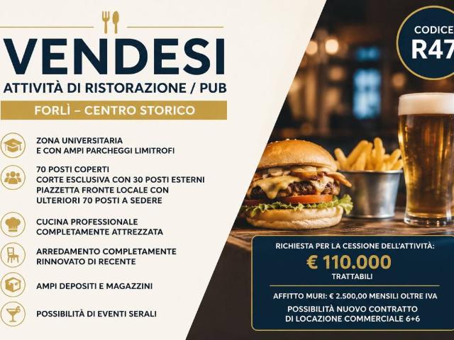 Attività / Licenza in vendita a Forlì FC