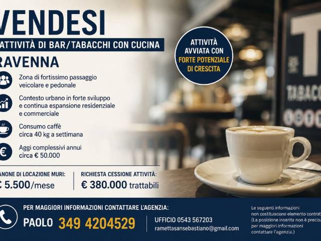 Attività / Licenza in vendita a Ravenna RA