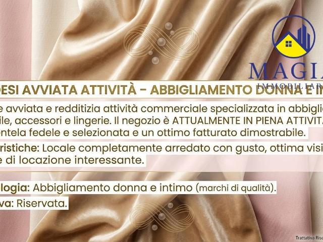 Attività / Licenza in vendita a San Benedetto del Tronto AP