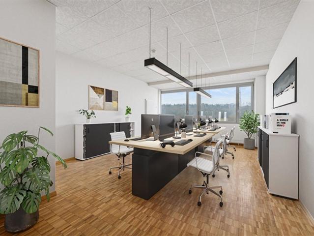 Attraktive Büroräume 20 494m² mit Aussicht zu vermieten