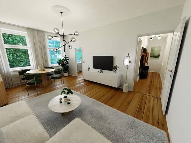 Attraktive, bezugsfreie 2 Zimmeraltbauwohnung in Friedrichshain