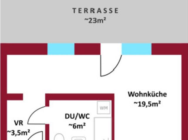 DG Wohnung ohne Dachschrägen I Perfekte Kapitalanlage I ca. 23 m² Dachterrasse I Full Service Paket: Vermietung, Mietverwaltung, Leerstandsbetreuung