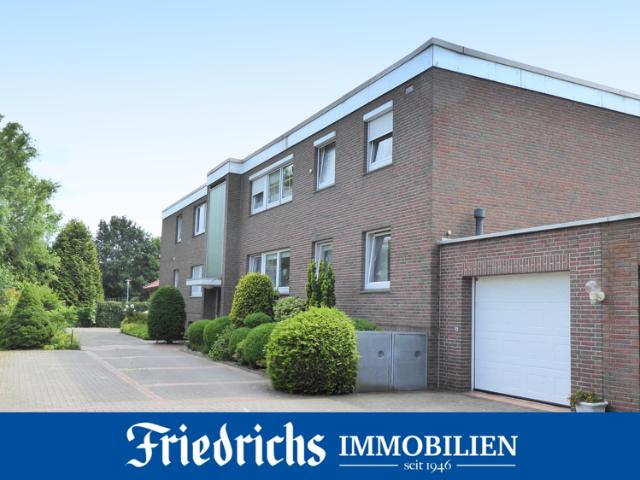 Attraktive und bezugsfreie OG Wohnung mit Loggia, Garage und Gartenbereich in Bad Zwischenahn