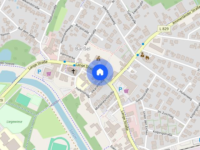 Attraktive 3 Zimmer Erdgeschosswohnung mit Garage in direkter Ortskernlage von Barßel!