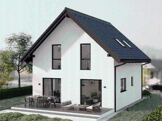 Attraktives Einfamilienhaus KFW 40+ mit Keller, WP, PV Anlage mit Speicher, Küche, schlüsselfertig incl. Grundstückspreis
