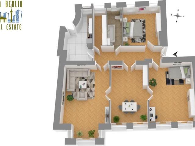 Attraktives Investment am Charlottenburger Schloss VERMIETETE 4 Zimmer Eigentumswohnung
