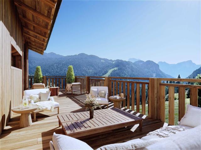 Au cœur du prestigieux domaine des Portes du Soleil, entre l. 332m² Les Gets