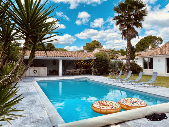 Au calme sans vis à vis, villa de plain pied 168m2 sur une p