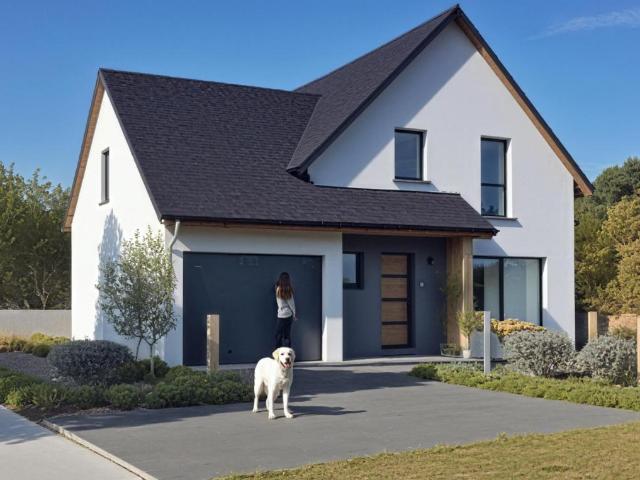 Au calme sur un beau terrain de 500 m² cette maison avec garage accolé à Biltzheim