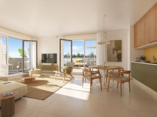 Au coeur du centre ville dynamique, cette résidence alliant moderne et confort propose des appartements du T2 au T4 3 pièces, 62 m²