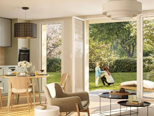 Au coeur d'un environnement verdoyant et calme découvrez ces appartement de type 2 au T4 2 pièces, 40 m²