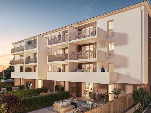 Au coeur d'un quartier dynamique résidence contemporaine proposant des appartements T1 au T3 confortables 1 pièce, 42 m²