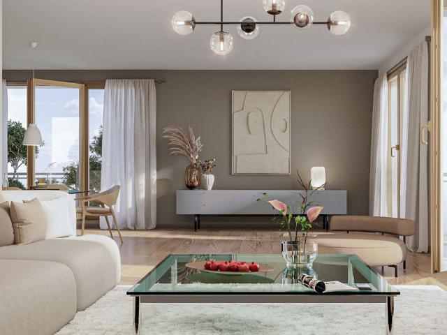AU PIED DU METRO APPARTEMENT 3 PIECES AVEC TERRASSE DE 17m² RESIDENCE CONTEMPORAINE 3 pièces, 63 m²