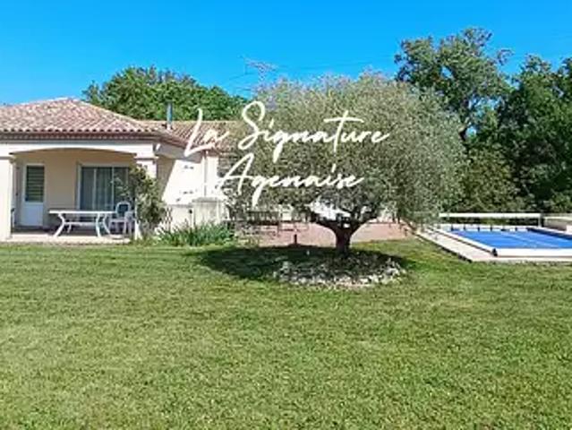 Aubiac 47310 Achat / Vente maison 6 pièces t6 piscine terrasse