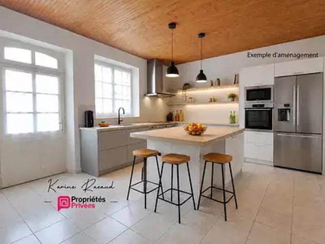Aubigny Les Clouzeaux 85430 Achat / Vente maison 4 pièces t4 jardin