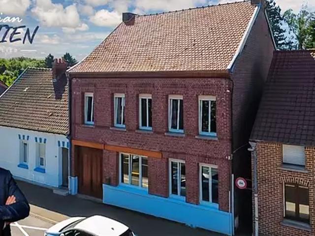 Aubry du Hainaut 59494 Achat / Vente maison 7 pièces t7 jardin terrasse
