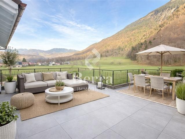 auf dem Land! im Châtel sur Bex, geliefert mit privatem Gemüsegarten