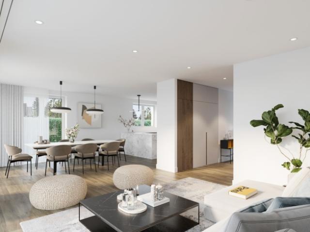 Aufstieg zu Les Vergers de Crans Villa C
