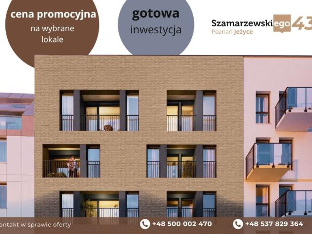 Augustyna Szamarzewskiego 25 m², Poznań