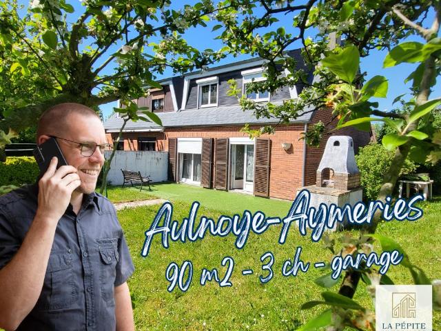 Aulnoye Aymeries Quartier prisé 3 chambres 90 m2