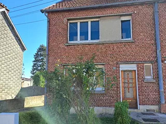 Aulnoye Aymeries 59620 Achat / Vente maison 4 pièces t4 au dernier étage cave