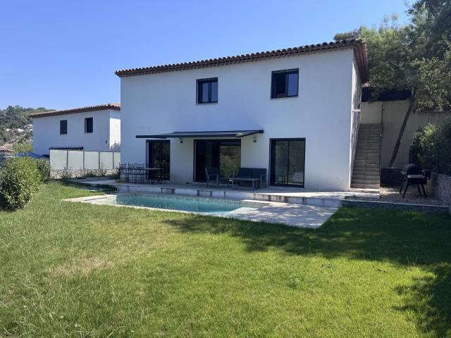 AURIBEAU SUR SIAGNE – VILLA RÉCENTE AVEC PISCINE, GARAGE ET VUE DÉGAGÉE
