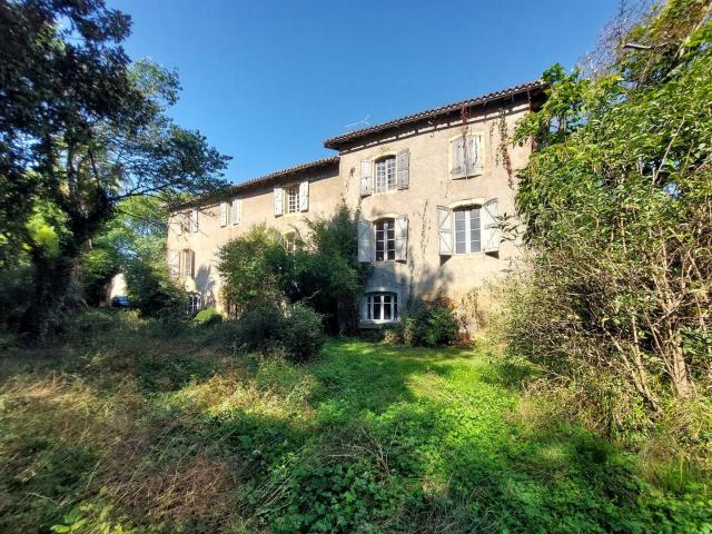 Aurignac 10 min du centre demeure de charme avec'1.3 Ha de j. 350m² Aulon