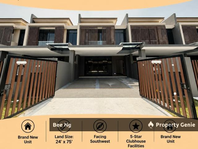 Aurora Sentral Resort Villas / Iskandar Puteri / Brand New / 2 Storey Terrace 24x75 / Super Cheap