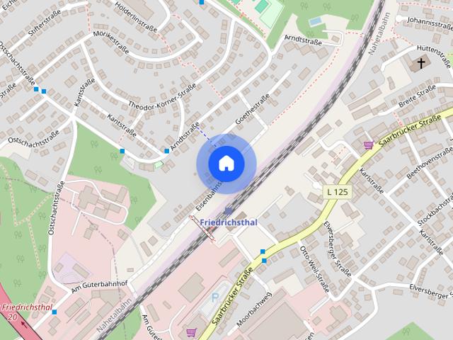 AUSGESTATTET gepflegte Mietwohnung mit Einbauküche und Hobbyraum in Friedrichsthal!