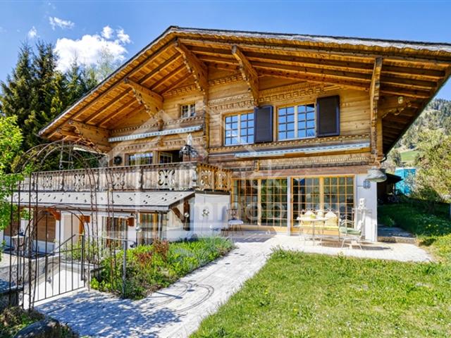 Außergewöhnliche Immobilie im Herzen von Saanen – alpine Eleganz und außergewöhnliches Panorama