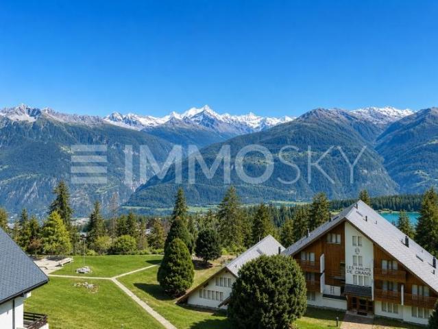 Außergewöhnliche Lage in den Hauts de Crans