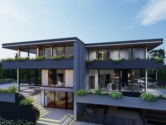 Außergewöhnliche neue Villa nur einen Steinwurf vom See entfernt