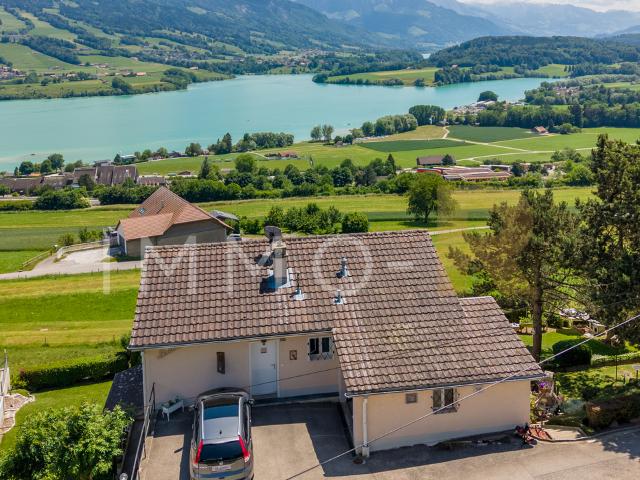 Außergewöhnlicher Blick auf den See und den Moléson – 2 Einheiten