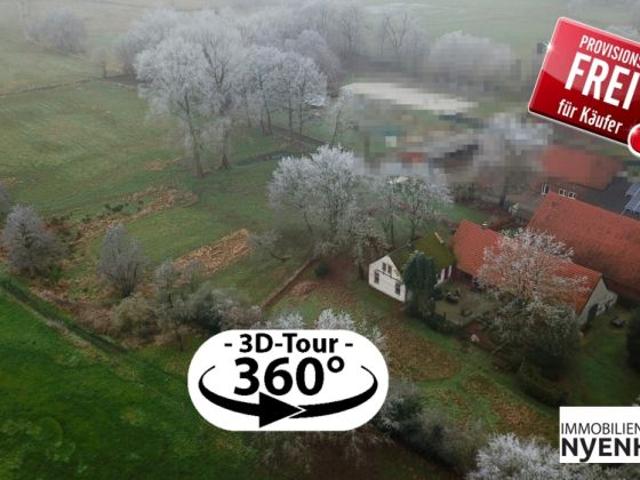 Außergewöhnlicher Resthof mit besond. Charme * große Scheune für Hobby Freizeit * provisionsfrei
