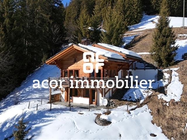 Außergewöhnliches Chalet auf den Höhen von Verbier – fantastischer Ausblick