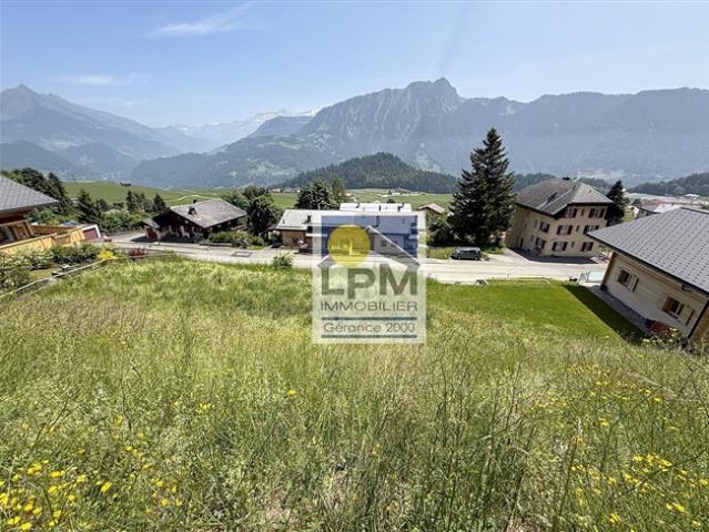 Außergewöhnliches Grundstück zum Verkauf in Leysin in der Nähe der Gondeln