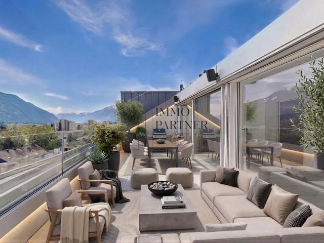 Außergewöhnliches Doppelhaus Penthouse